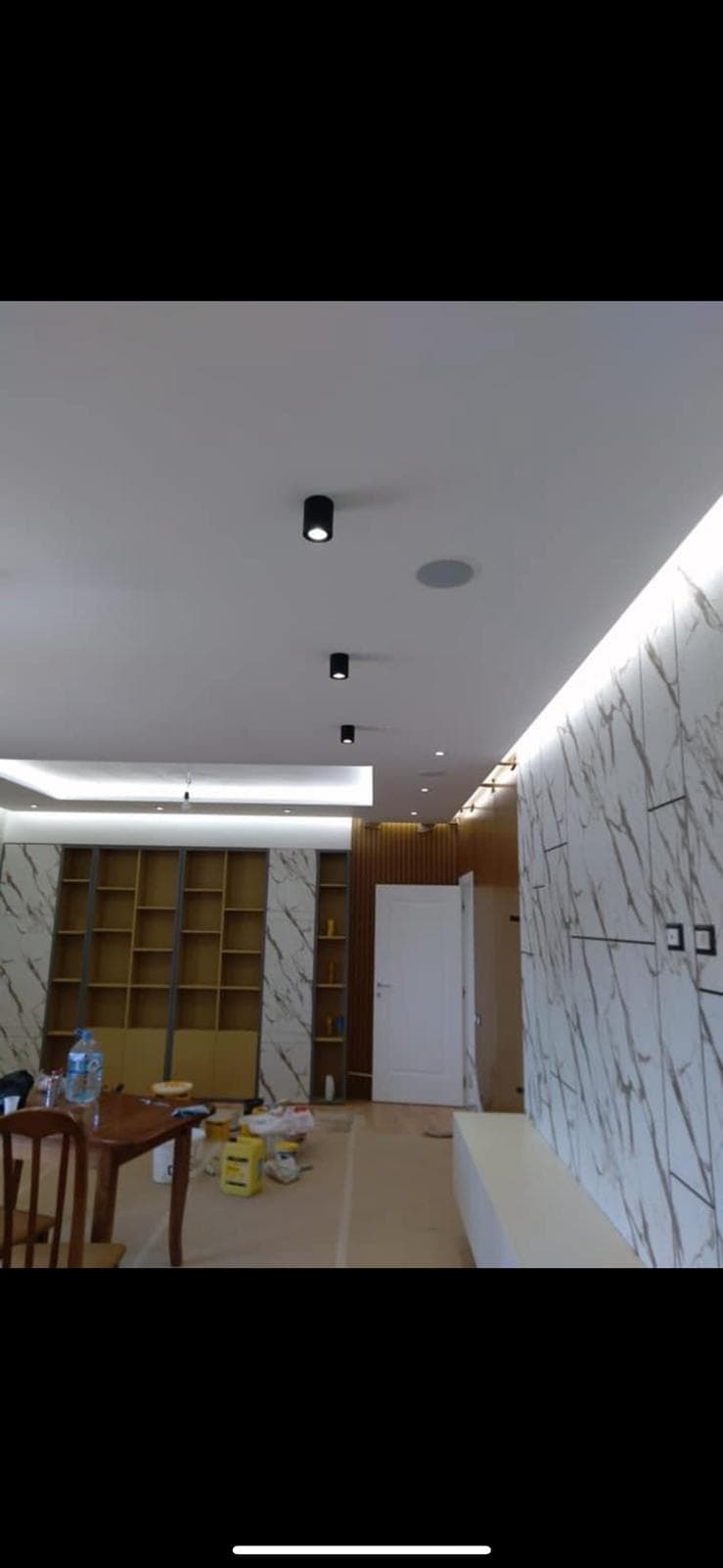 Cartongesso e illuminazione su misura