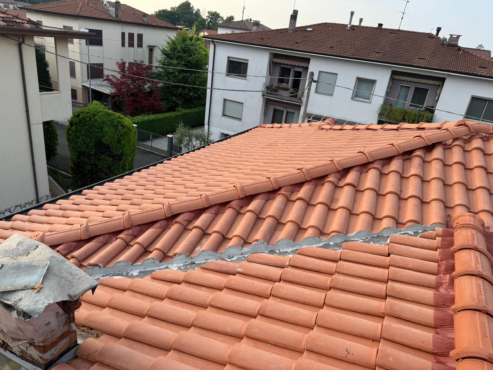 Copertura e rifinitura villa