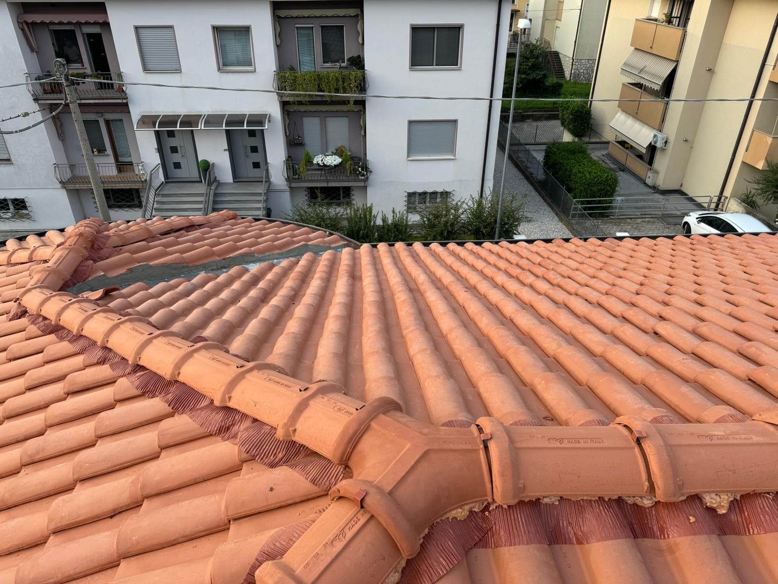 Copertura e rifinitura villa