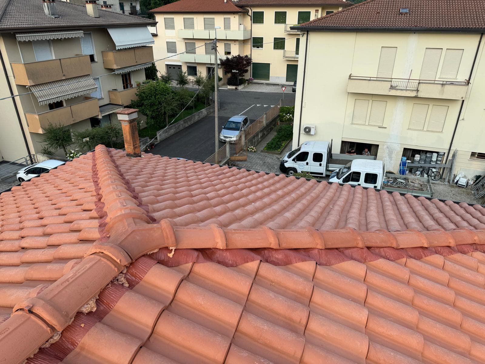 Copertura e rifinitura villa